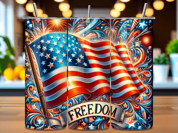 Download Freedom American Flag Fourth Tumbler PNG - Tumbler png Collection
