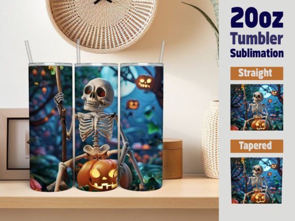 Download Skeleton Pumpkin 20oz Tapered Tumbler - Tapered tumbler Collection