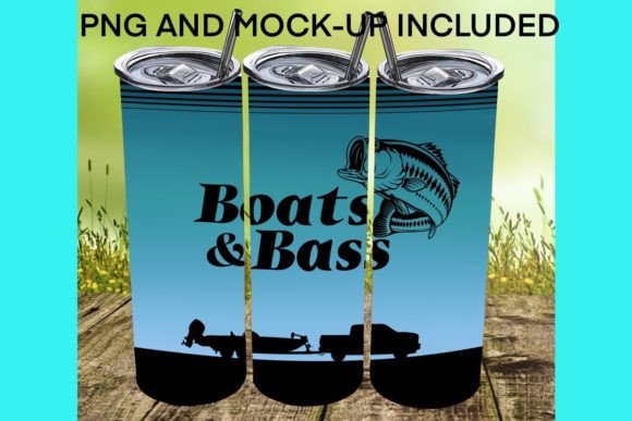 Download Blue Bass &amp; Boats Fishing Tumbler PNG - Tumbler png Collection