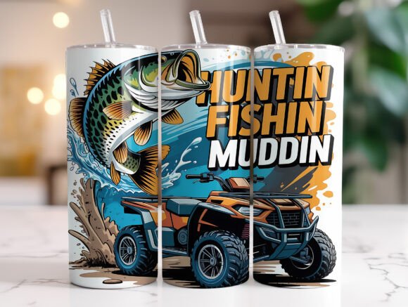 Download Country Life Hunting Fishing Tumbler PNG - Tumbler png Collection