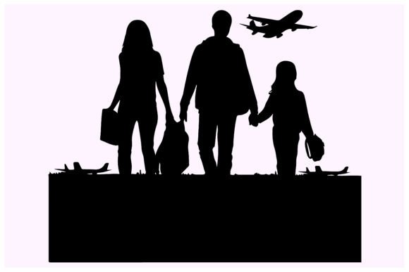 Download Vacation Travel Scene with Family - Premium Resources