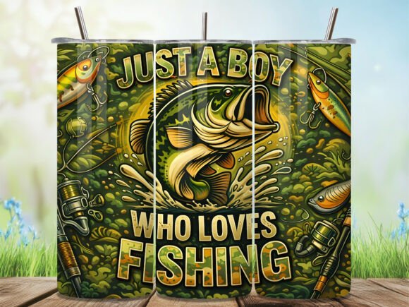 Download Just a Boy Who Loves Fishing Tumbler Png - Tumbler png Collection