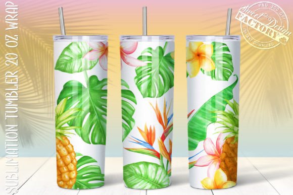 Download Tropical Tumbler PNG, Summer Tumbler - Tumbler png Collection